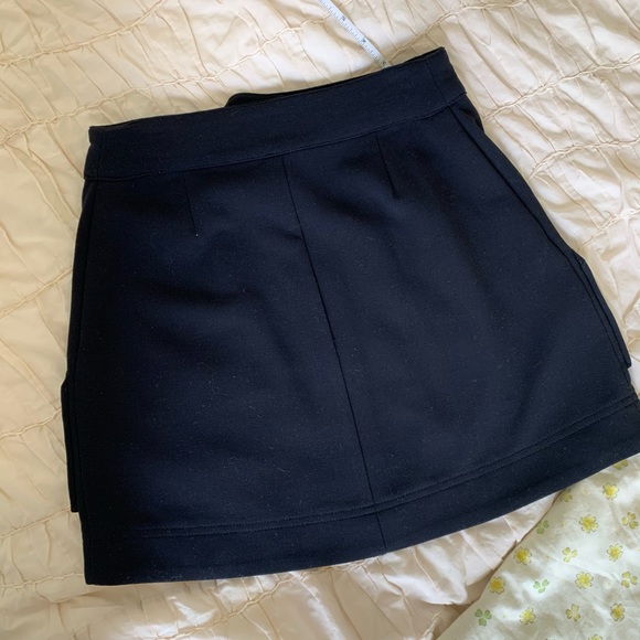 Veronica Beard Monroe Navy Mini Skirt - Picture 6 of 8